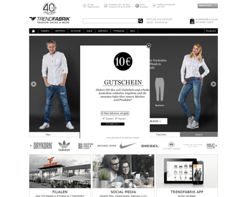 TRENDFABRIK Screenshot