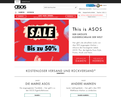 ASOS Screenshot