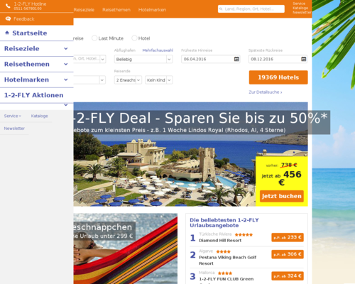 1-2-FLY.com Screenshot