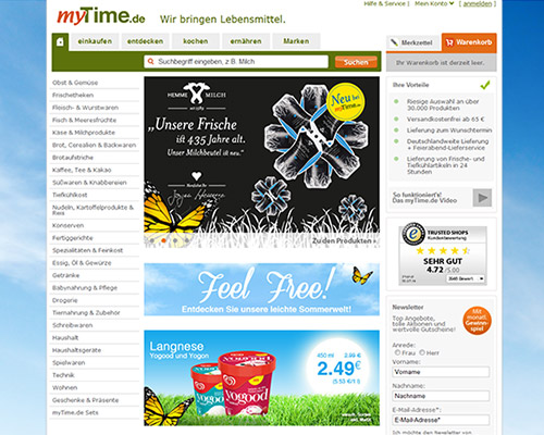 myTime.de Screenshot