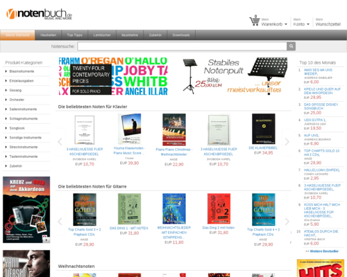 Notenbuch Screenshot