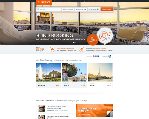 Surprice Hotels Screenshot