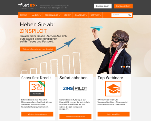 flatex Screenshot