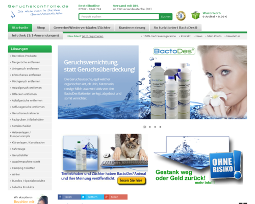 Geruchskontrolle Screenshot