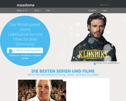 Maxdome Screenshot