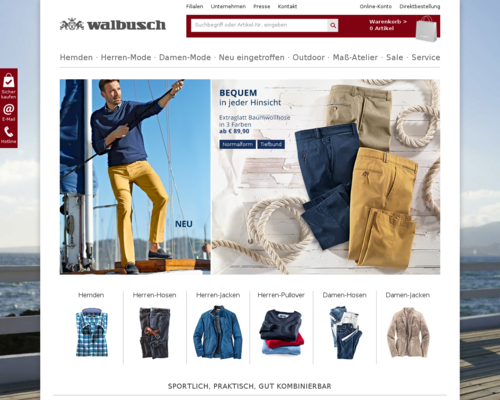 Walbusch Screenshot