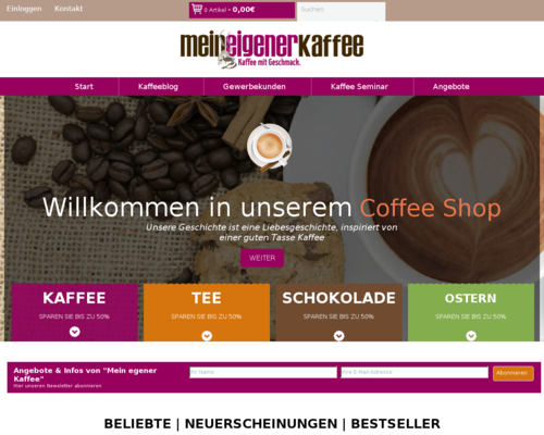 Mein eigener Kaffee Screenshot