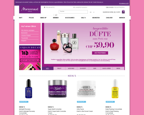 Marionnaud Screenshot