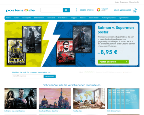 Posters.de Screenshot