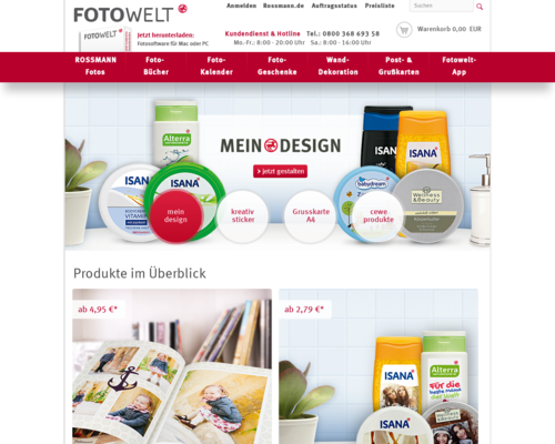 Rossmann Fotowelt Screenshot