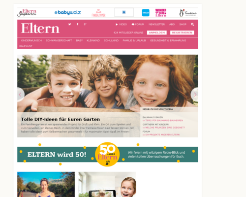 Eltern.de Screenshot