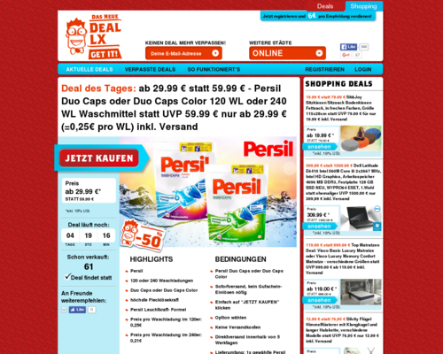 DEAL LX Screenshot