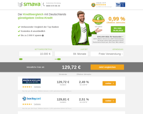 smava Screenshot