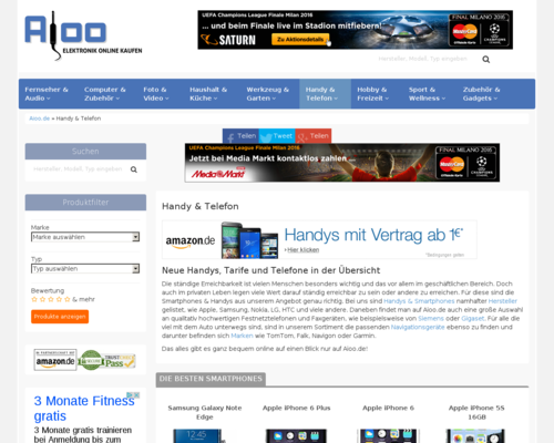 HANDYLiga.de Screenshot