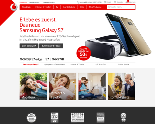 Vodafone Screenshot