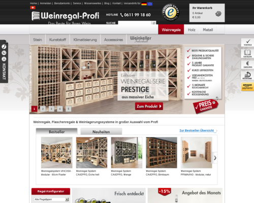 Weinregal-Profi Screenshot