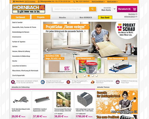 Hornbach Screenshot