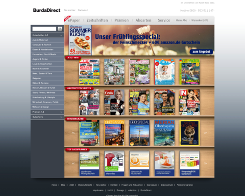 Burda Direct Screenshot