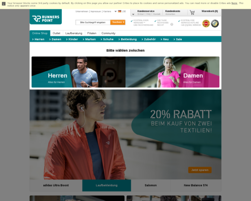 RunnersPoint Screenshot