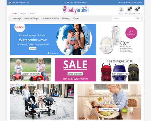 Babyartikel.de Screenshot