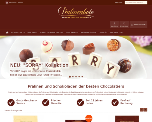Pralinenbote Screenshot