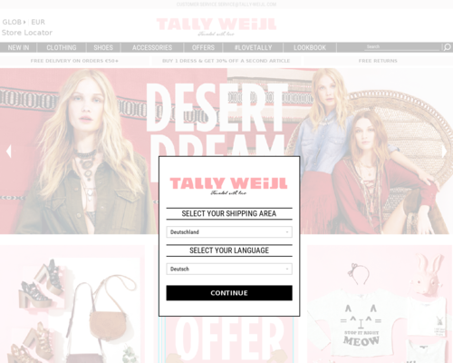 TALLY WEiJL Screenshot
