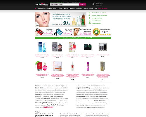iparfumerie Screenshot