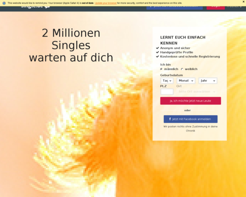 Single.de Screenshot
