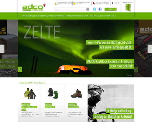 OutdoorShop Screenshot