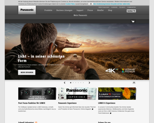 Panasonic Screenshot