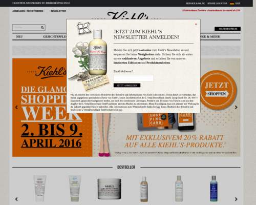 Kiehls Screenshot