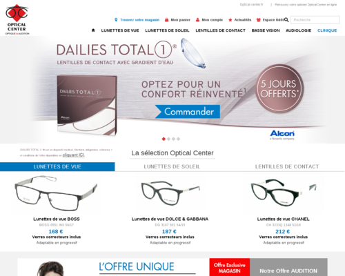 Optical Center Screenshot