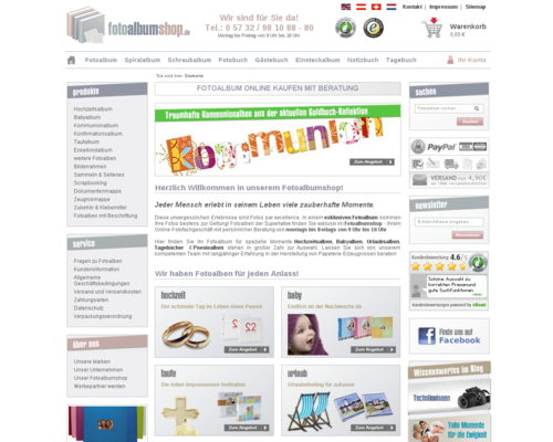 FotoalbumShop Screenshot