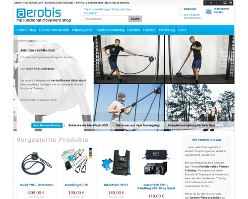 Functional Movement Shop Screenshot