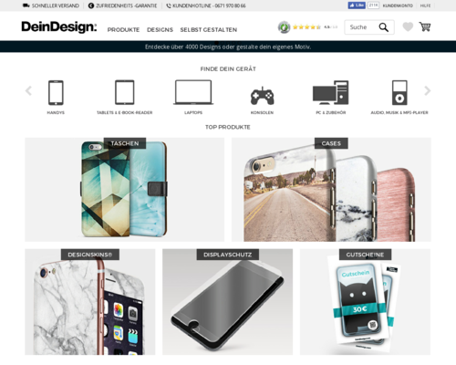 DeinDesign Screenshot