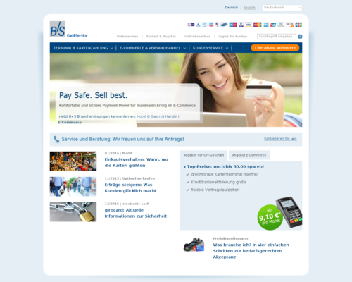 B+S Card-Service Screenshot