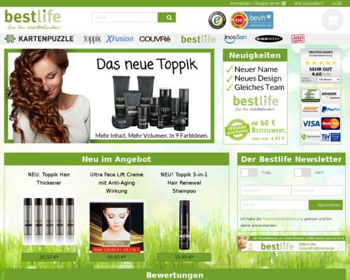 Heiner Versand Screenshot