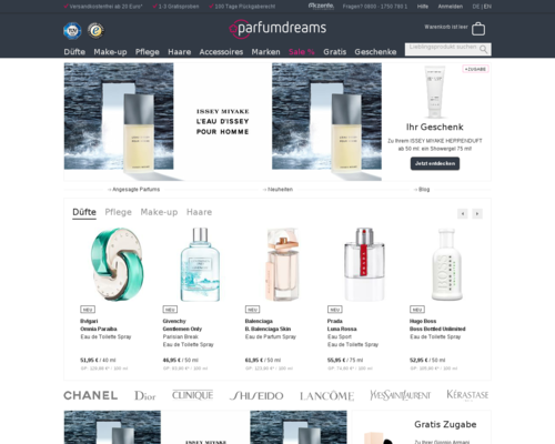 Parfumdreams Screenshot