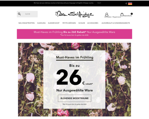 Miss Selfridge Screenshot