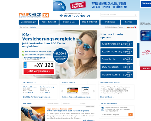 TarifCheck24 Screenshot