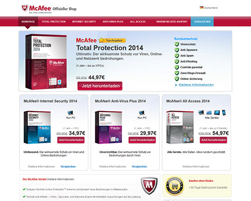 McAfee Screenshot