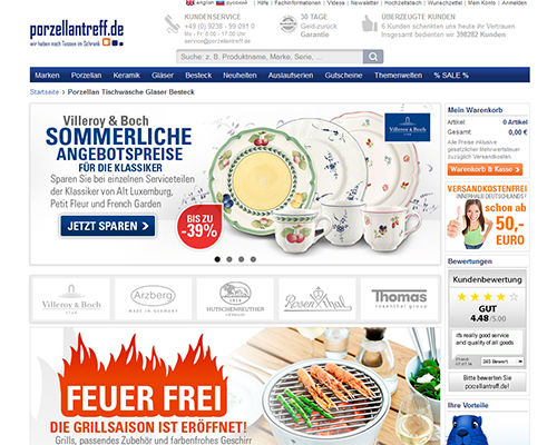 Porzellantreff Screenshot