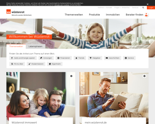 wuestenrotdirect.de Screenshot
