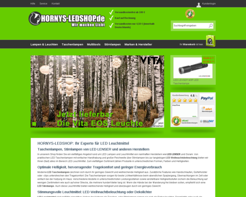 HORNYS-LEDSHOP Screenshot