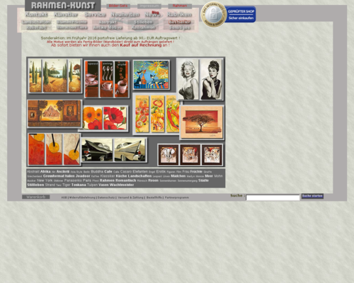 Rahmen-Kunst Screenshot