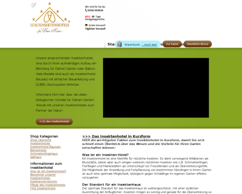 Luxus-Insektenhotel Screenshot