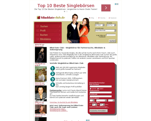 Blind Date Club Screenshot