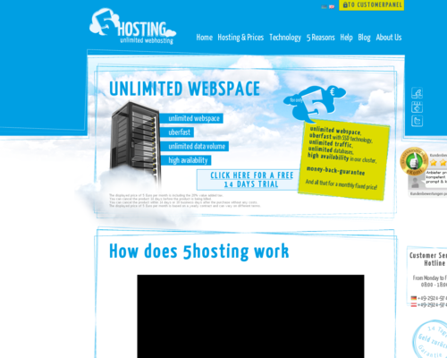 5hosting Screenshot