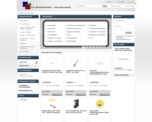buero-discounter Screenshot
