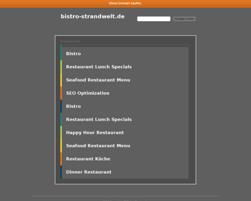 Bistro Strandwelt Screenshot